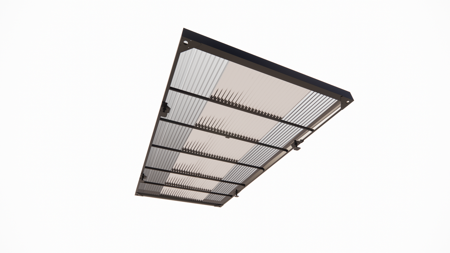 RaptaCover™ optional roof-over module shown from below.