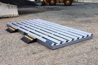 RAPTA Rumble Grid fitted with optional heavy-duty ramps for installation on a hard surface